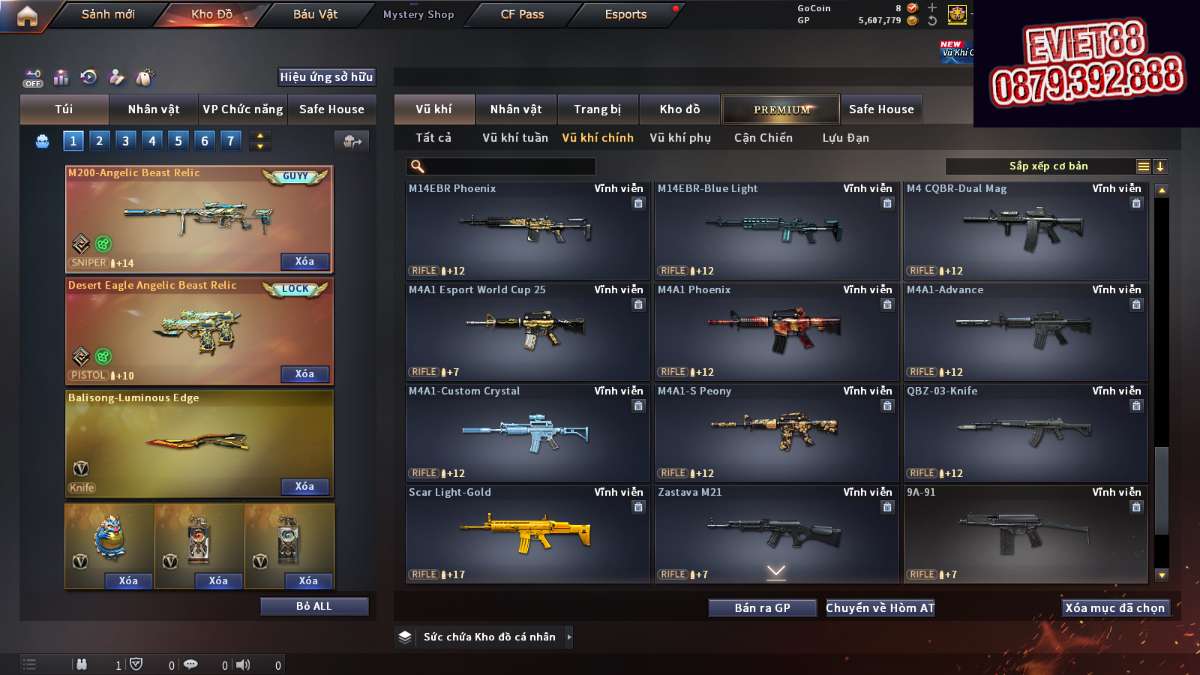 shop acc cf uy tin gia re